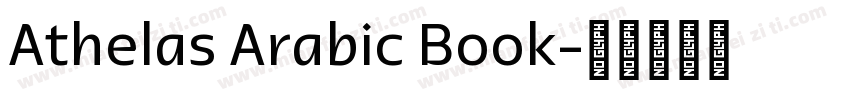 Athelas Arabic Book字体转换